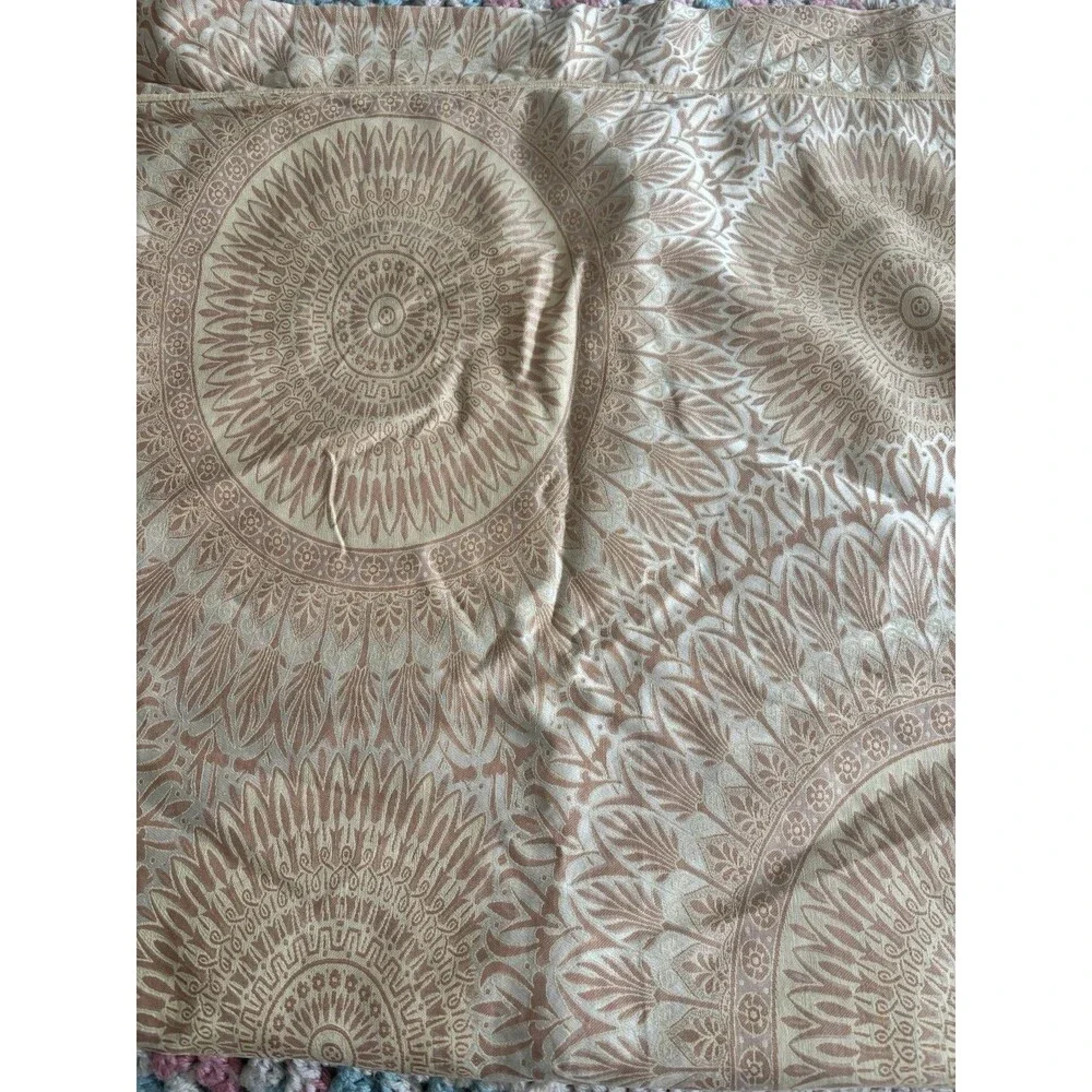 Peacock Alley Couture Gold Medallion King Duvet w/2 Shams Egyptian Cotton USA